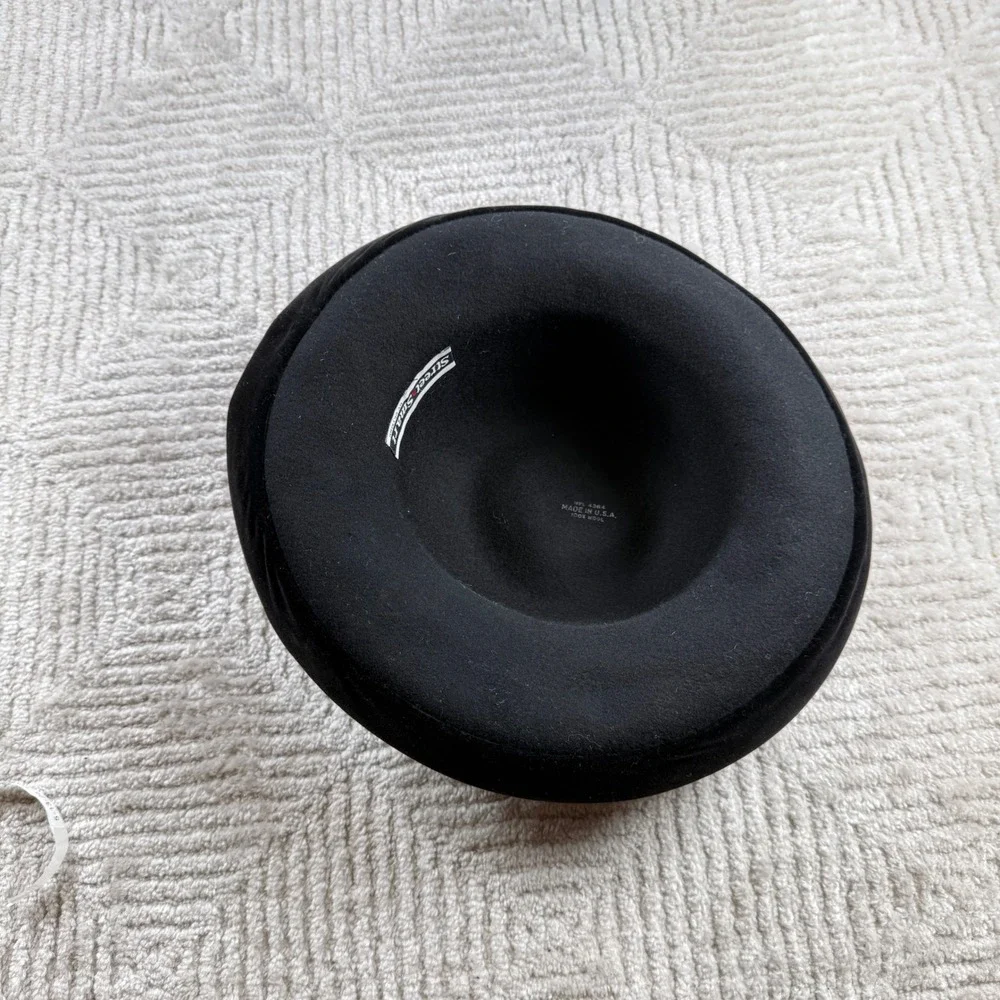 Street Smart Betmar Bowler Hat Women's Black Wool Felt Vintage Derby Retro Mod